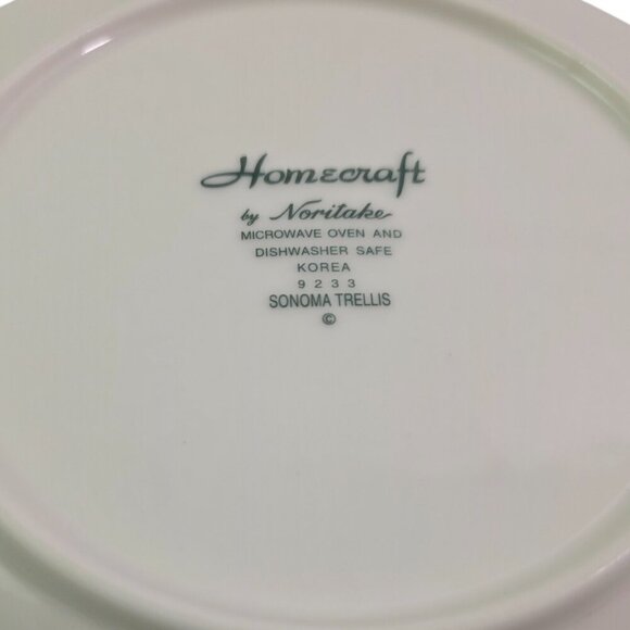 Noritake Homecraft Sonoma Trellis 8.5” Salad Luncheon Plates – Set of 4 - Picture 10 of 16